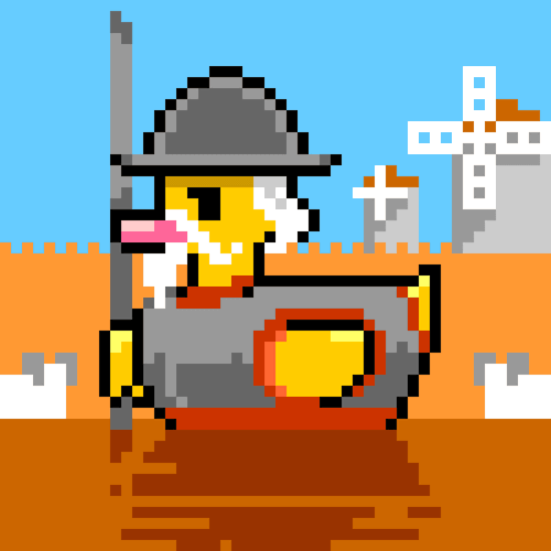 CryptoDuckie #458 | Don Quixote Duckie