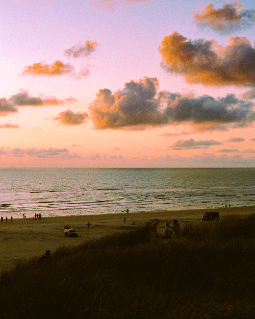 The beach