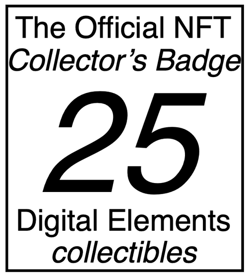 The Official NFT Digital Elements 25 Badge