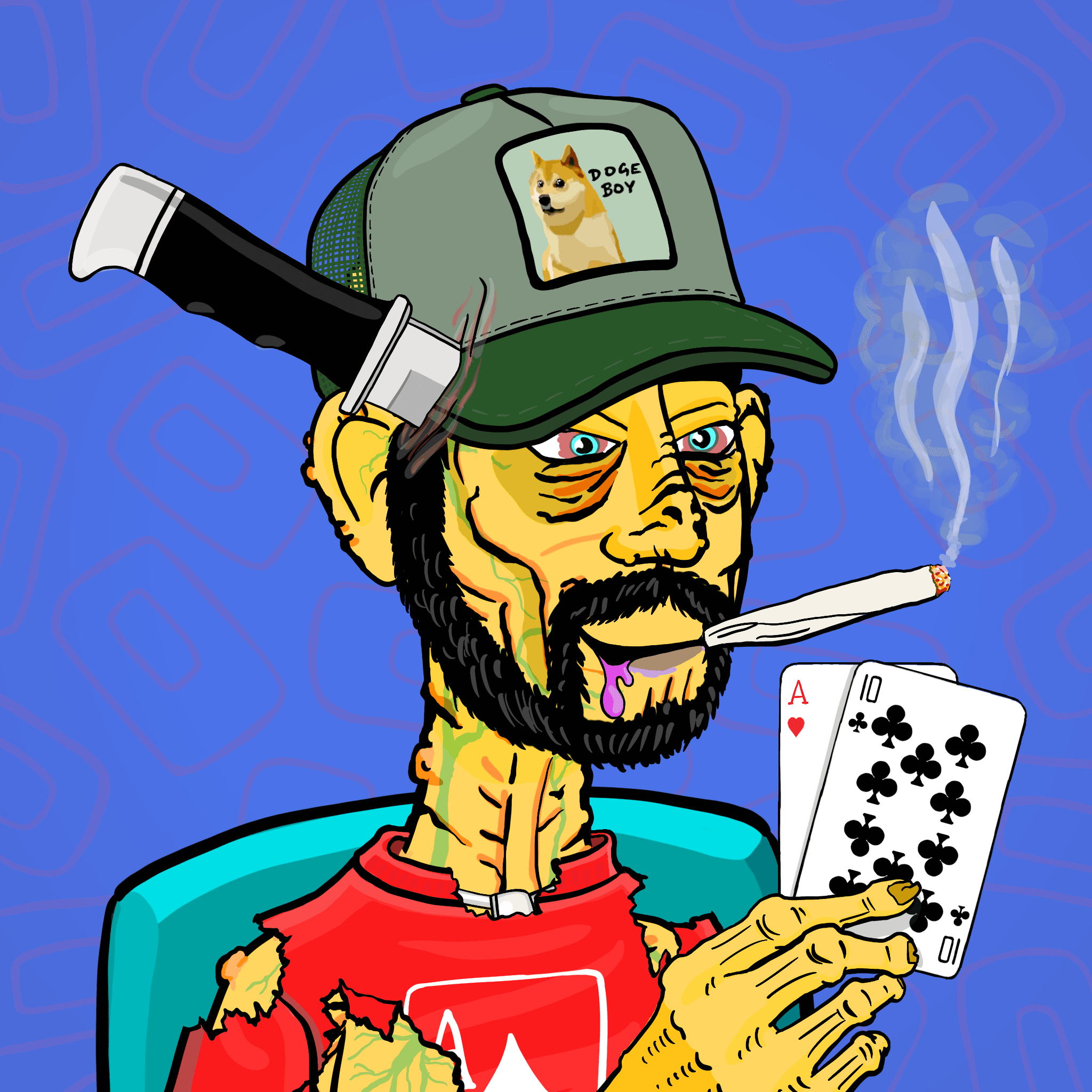 Zombie Poker Freak Gen. #0049