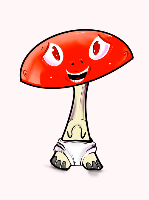 mushroom head