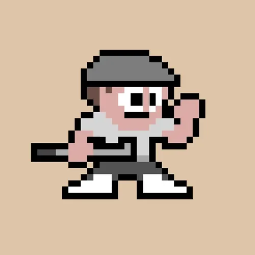 8bit Tee Time Golfer 100