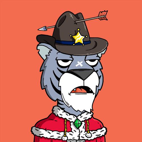 Grouchy Tiger Social Club #803