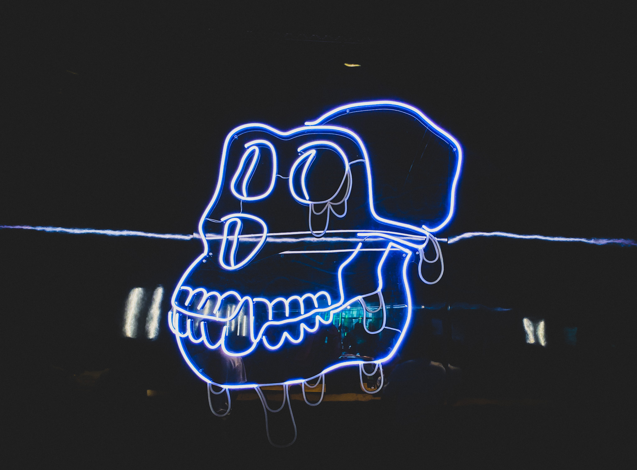"Fluorescent Skull"