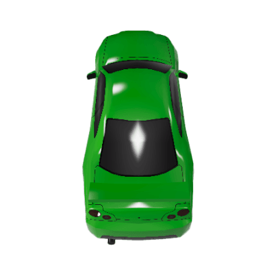 Green Sportscar