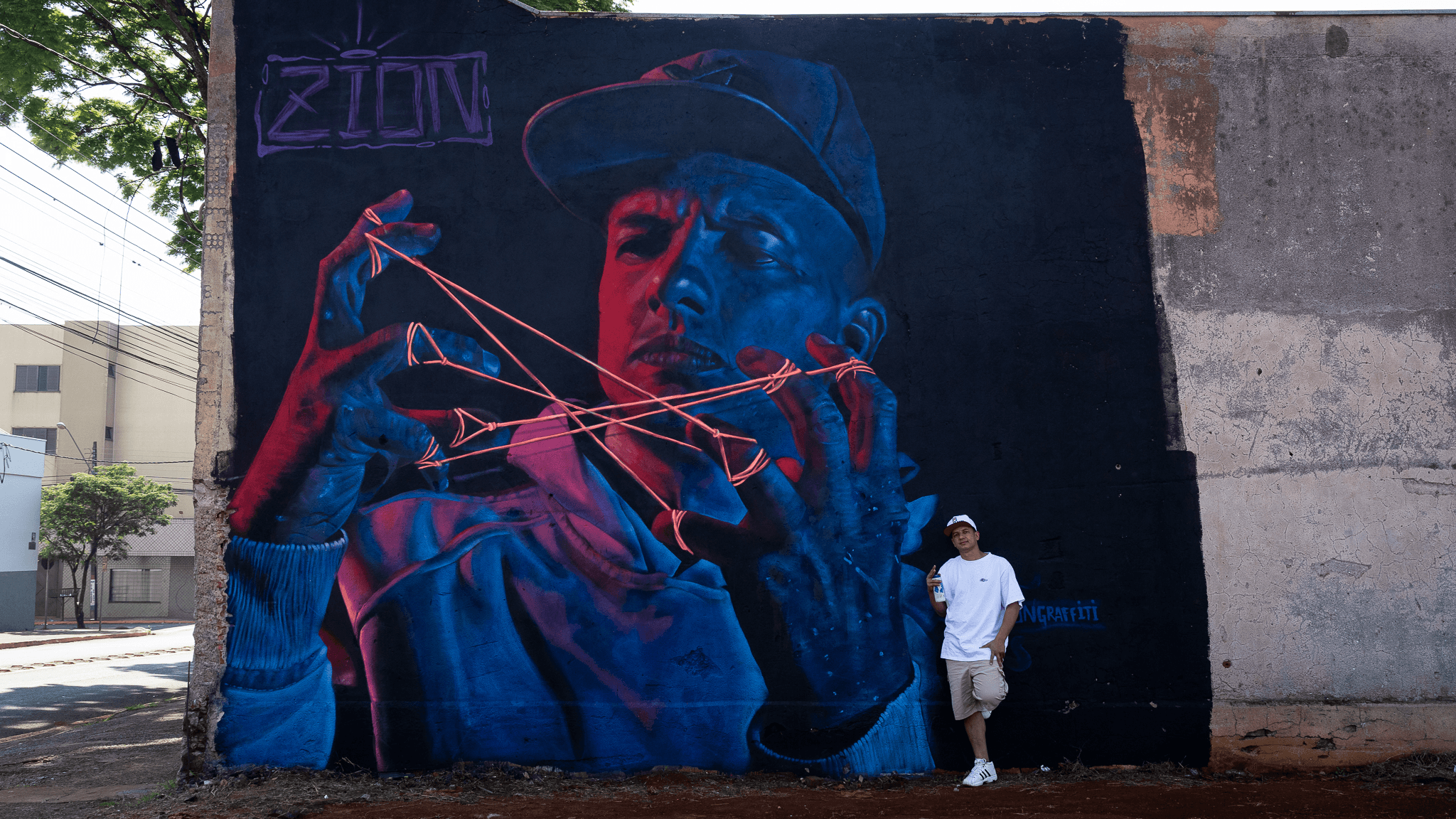 Zion Graffiti - Street artist - Big Face