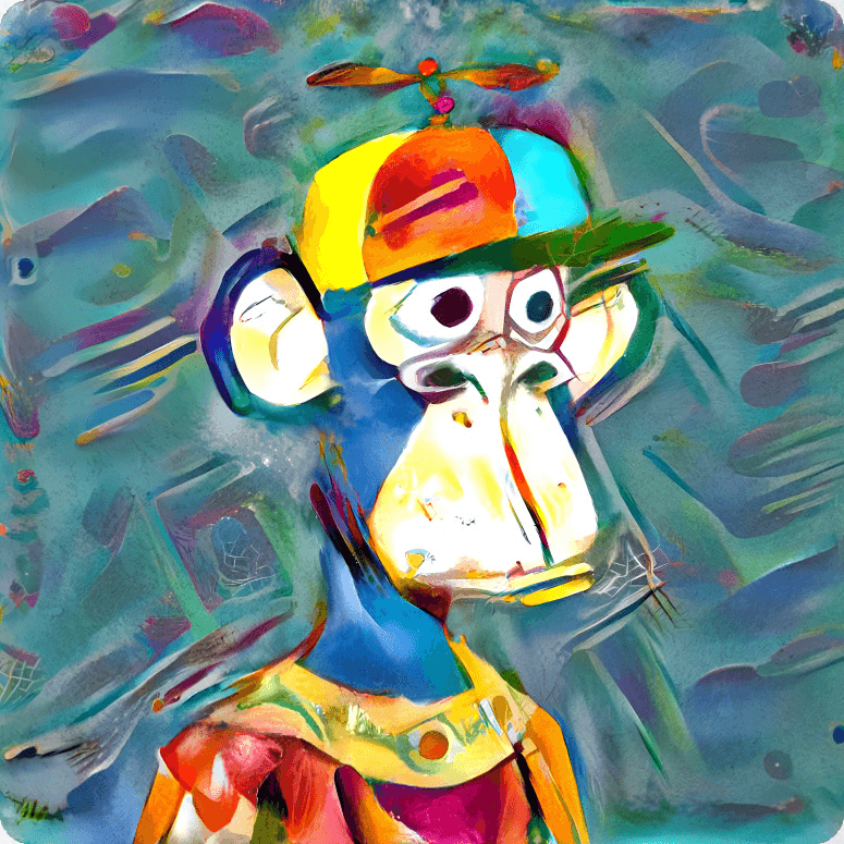 Bored Ape by Vassily Kandinsky #2