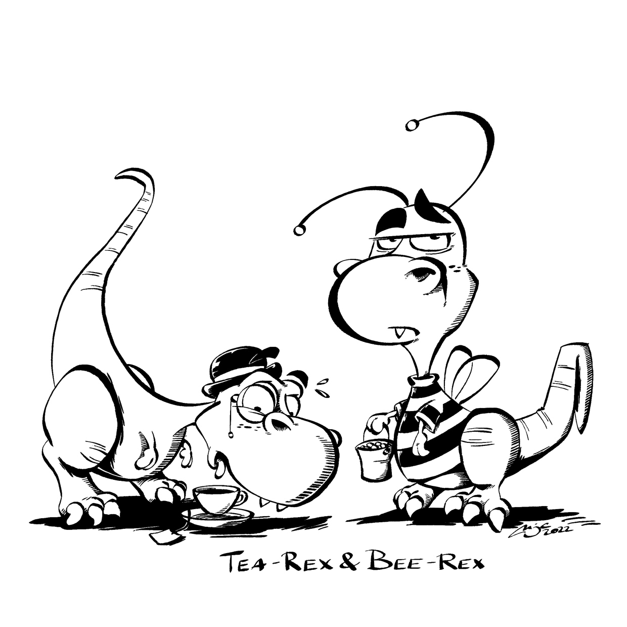 Tea and Bee Rex
