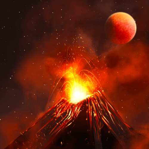 Volcanic eruption