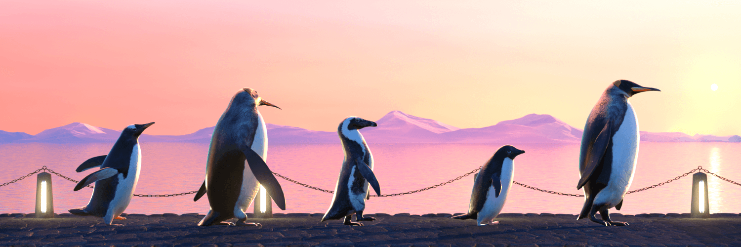 Five Penguins #1854