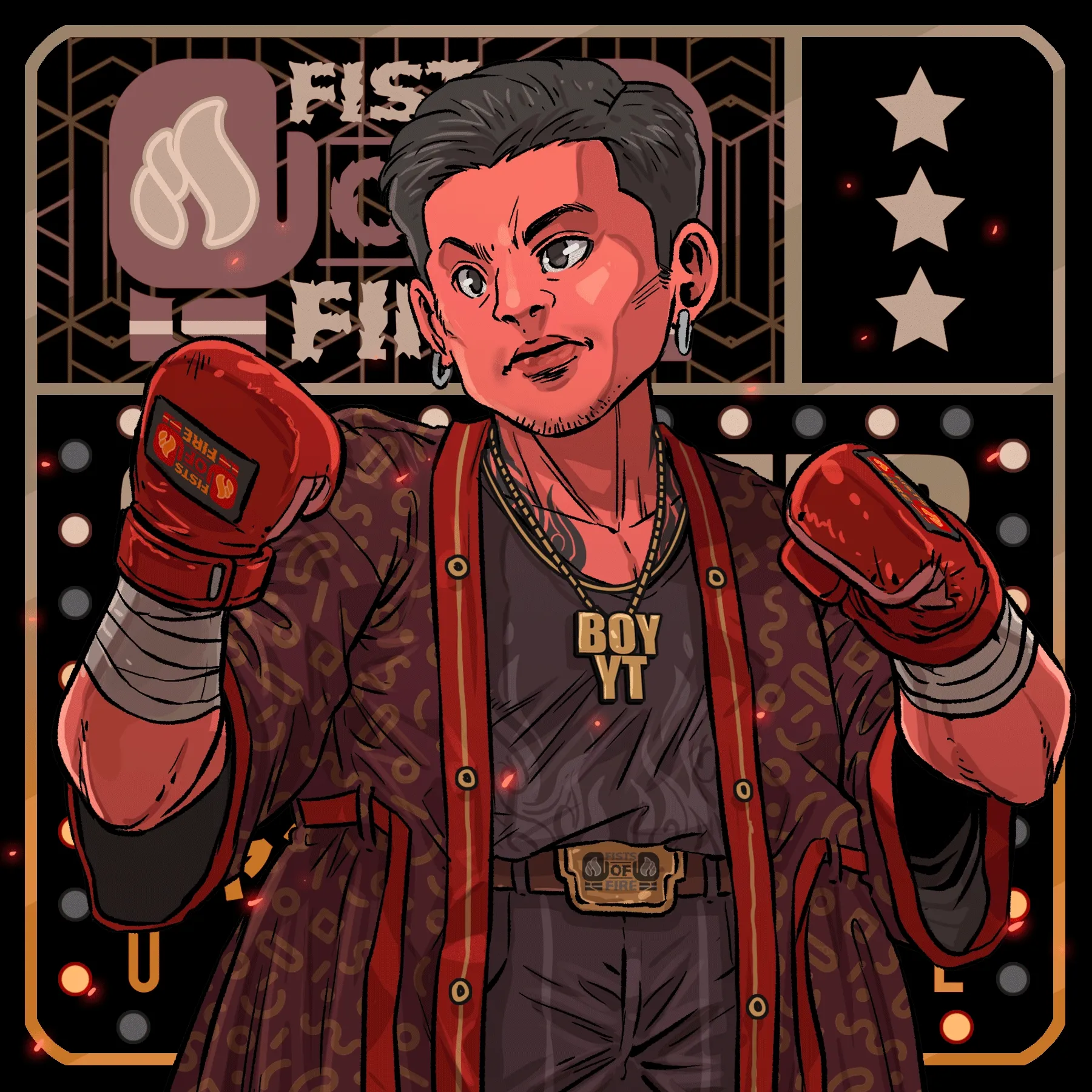 GANGSTER ALL STAR UNIVERSE : FISTS OF FIRE MEMBER [BOYYT]