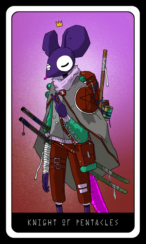 Rosko Sees the Future: Knight of Pentacles - Color Variant 13