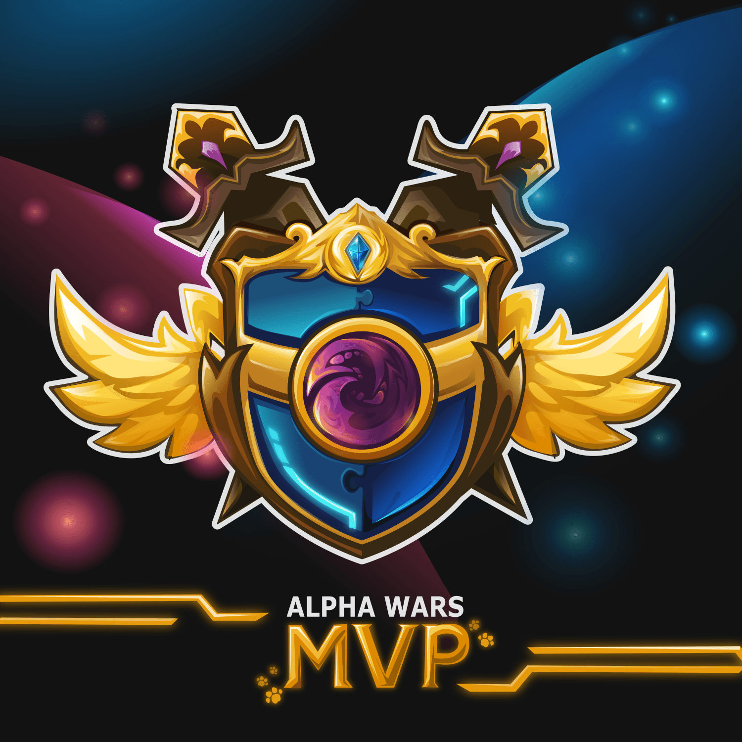 Alpha Wars MVP Badge