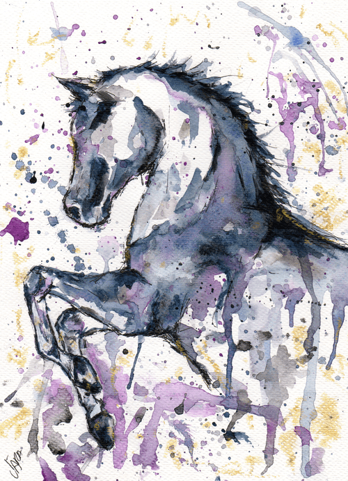  watercolor horse
