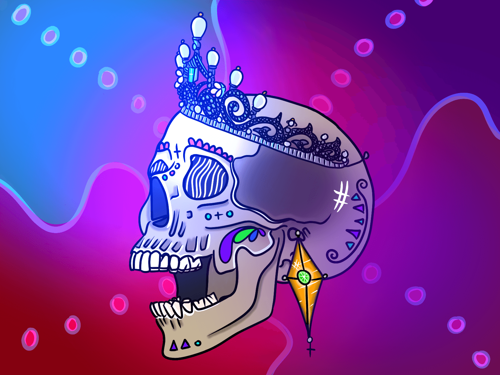 candy-skull-13-series-2-candy-skull-opensea