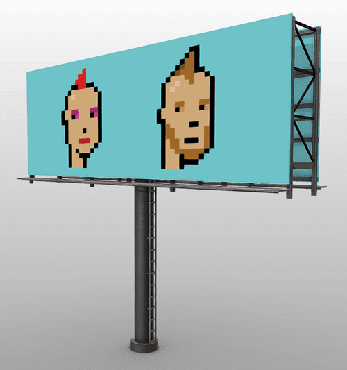 Billboard - CryptoPunks  #2658 & #655
