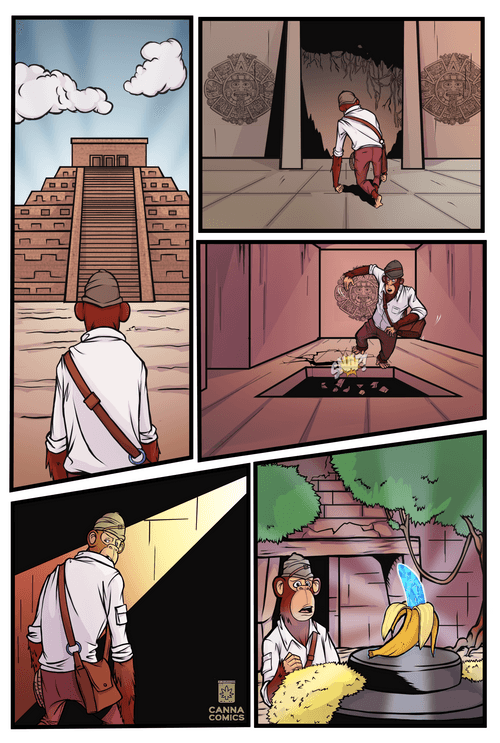 Bored Apes Comics - Series 1 - INDIANA - 1st EDITION RELEASE