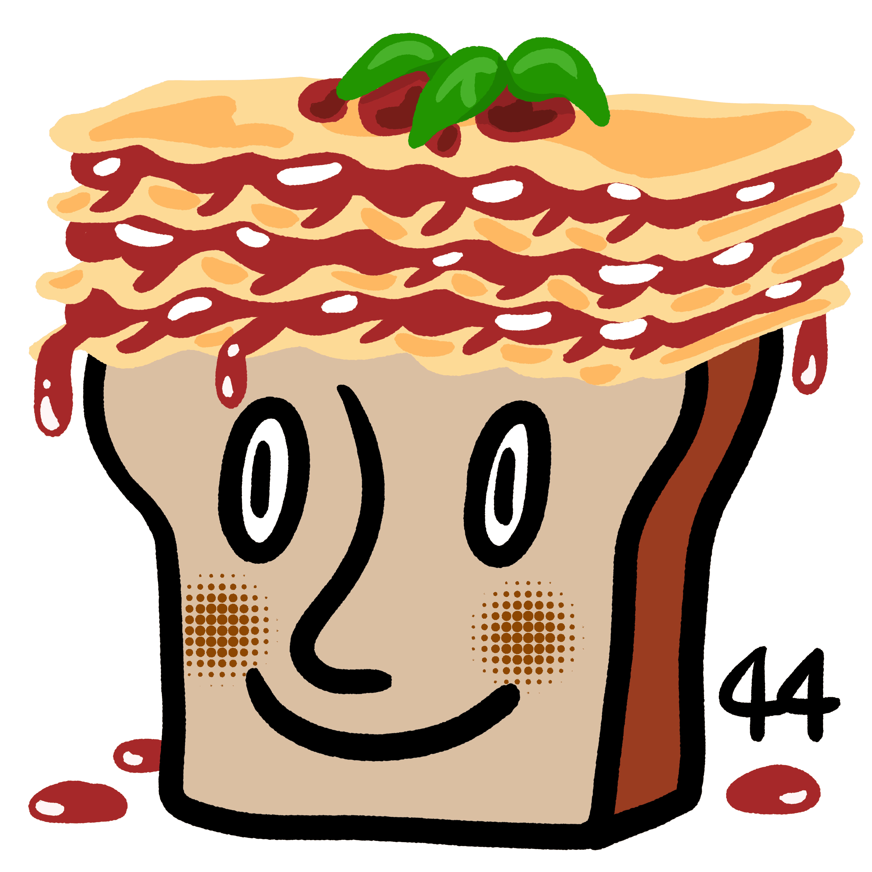 Bread and lasagna