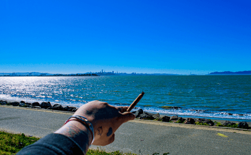 Where'd Stoni's Blunt Go? # 006 Emeryville with a SF skyline