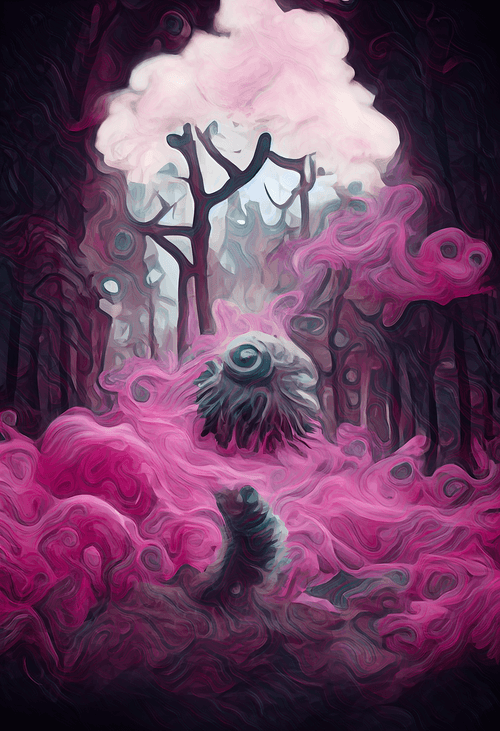 Creature in the forest