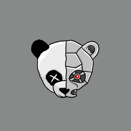 Panda Head #035