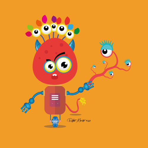 Robot monster #014