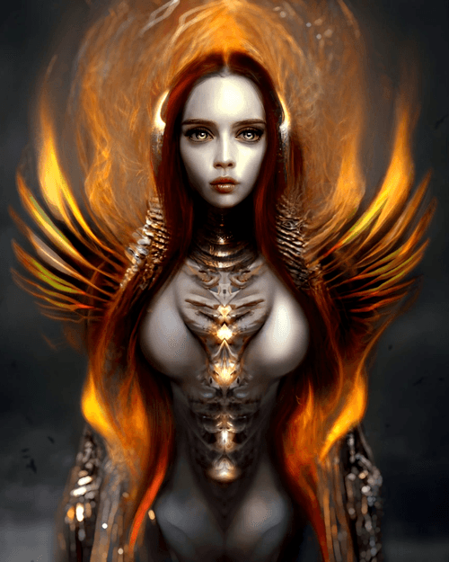 Freaky Goddess #105 Fire Angel