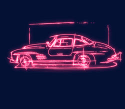 Neon crypto cars collection image