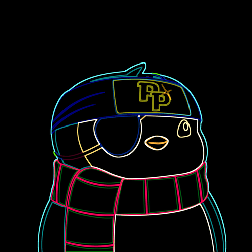 Neon Pudgy Penguin 810