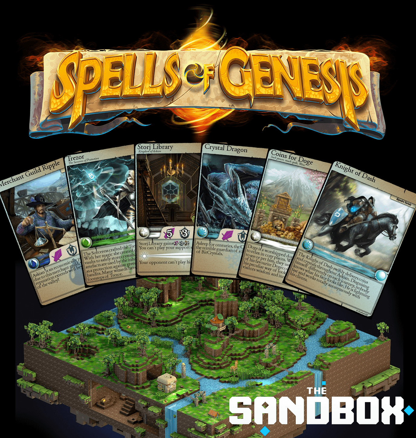 The Sandbox Spells of Genesis Cards Reserve Emblem Vault [Ethereum