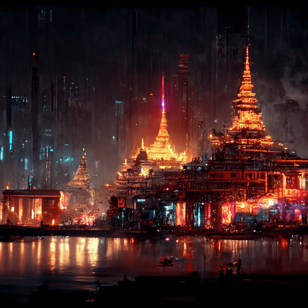 Cyberpunk Myanmar 7