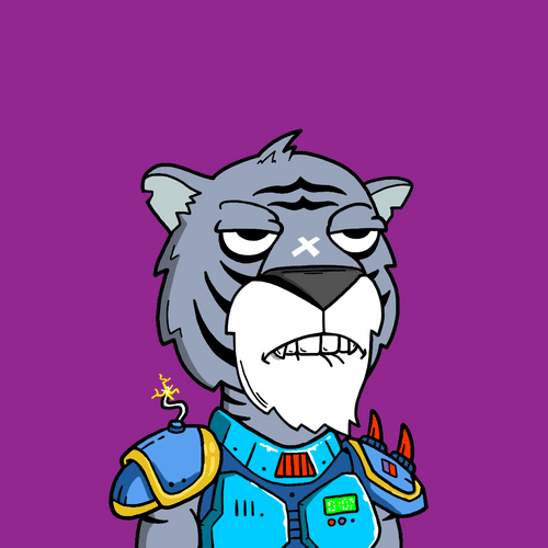 Grouchy Tiger Social Club #5837