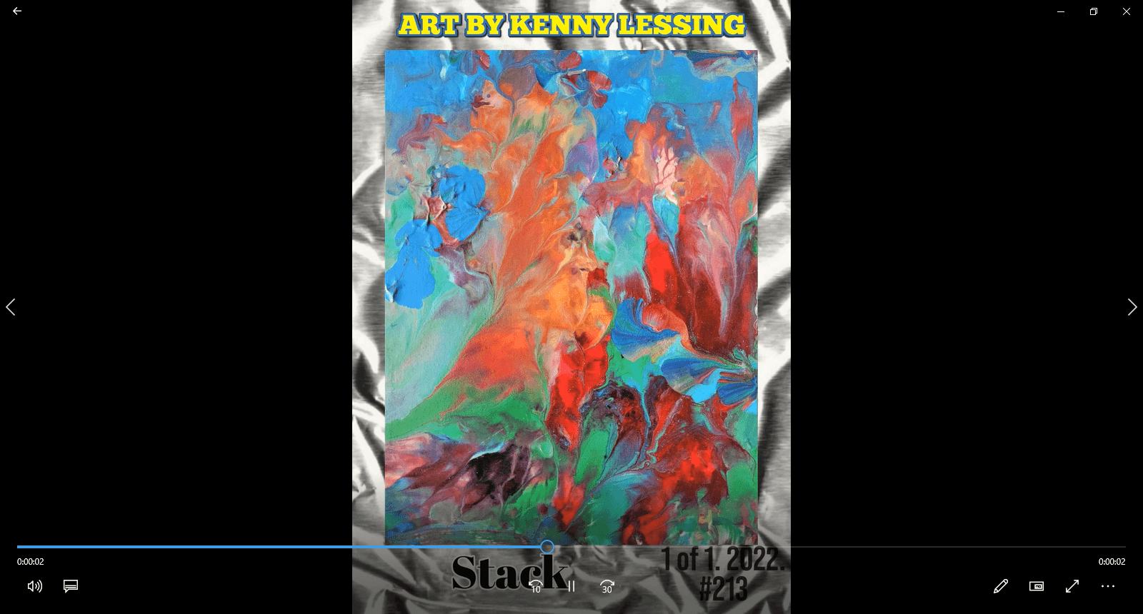Stack - 2022 #ArtByKennyLessing 1 of 1 card #213