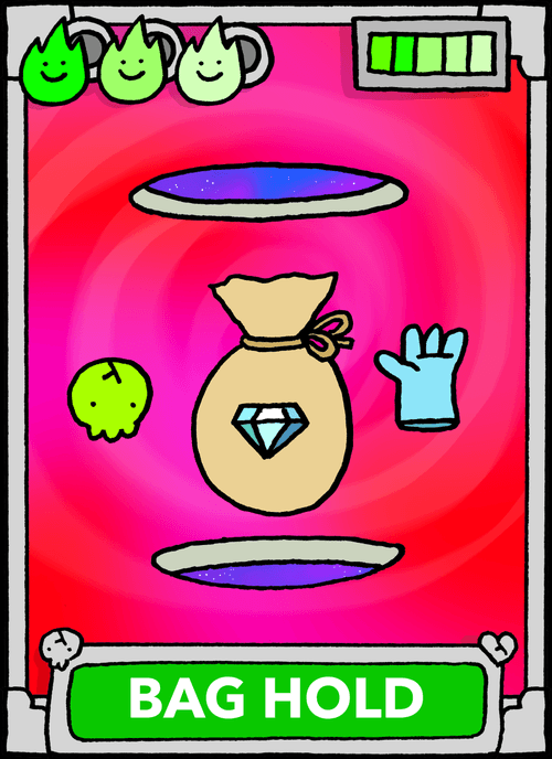 BAG HOLD CARD
