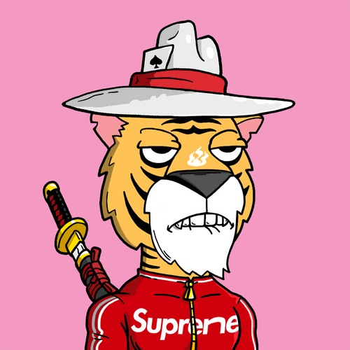 Grouchy Tiger Social Club #8478