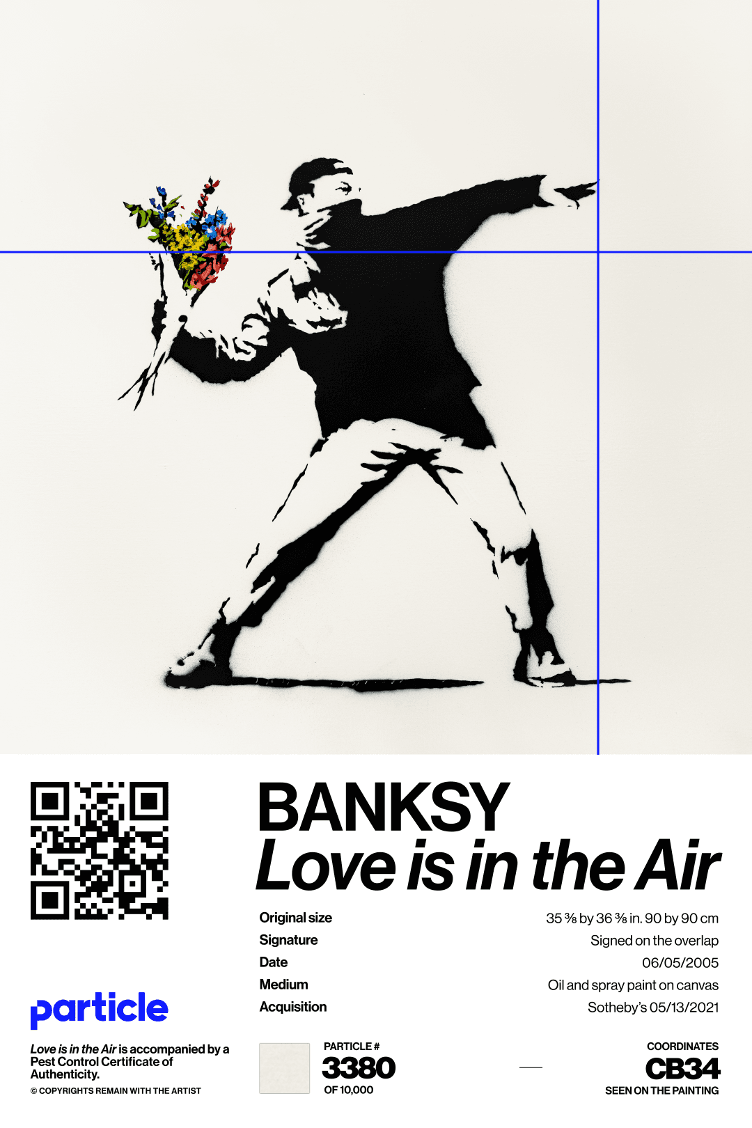 Banksy | Love Is In The Air #3380