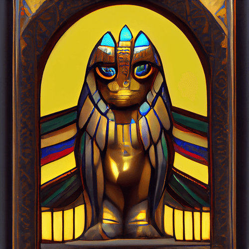 Sphinx Mosaic Heathen