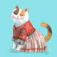 Hanbok Cat