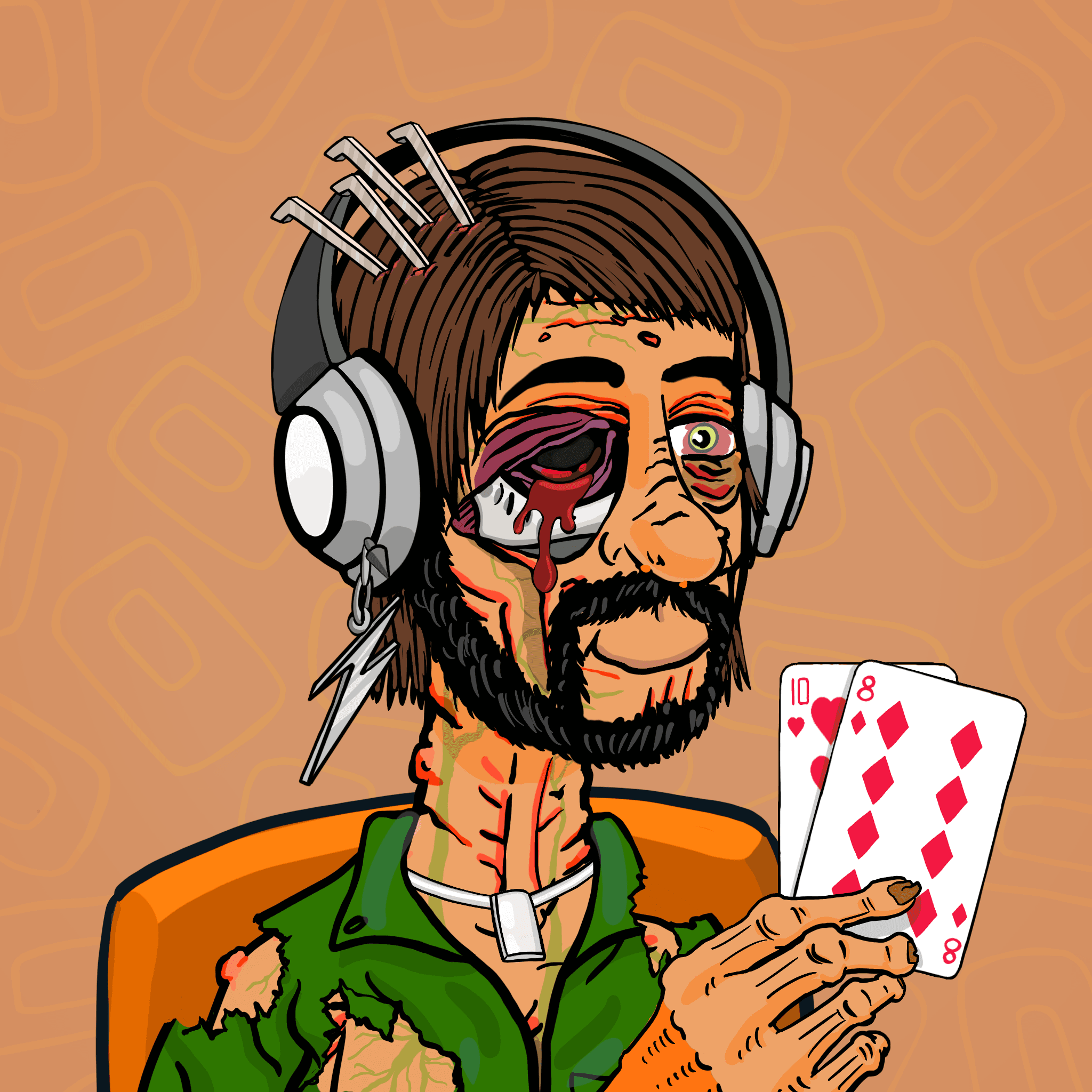 Zombie Poker Freak Gen. #0041
