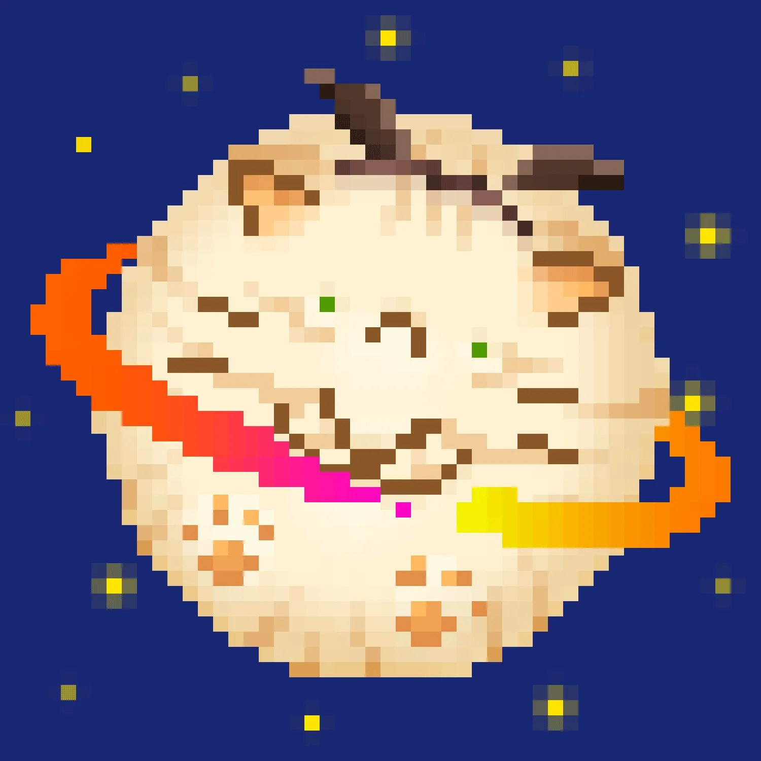 Cat Planet Ring #0043 / 고양이 행성 고리형 #0043