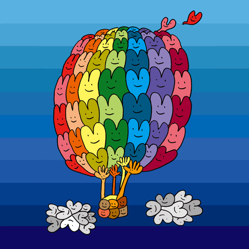 MetaSmile#24 Happy balloon