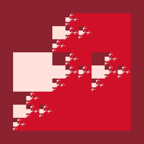 Blood Spell - Vicsek Fractal