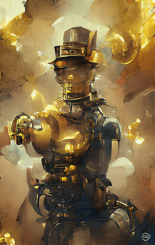Golden Robot B
