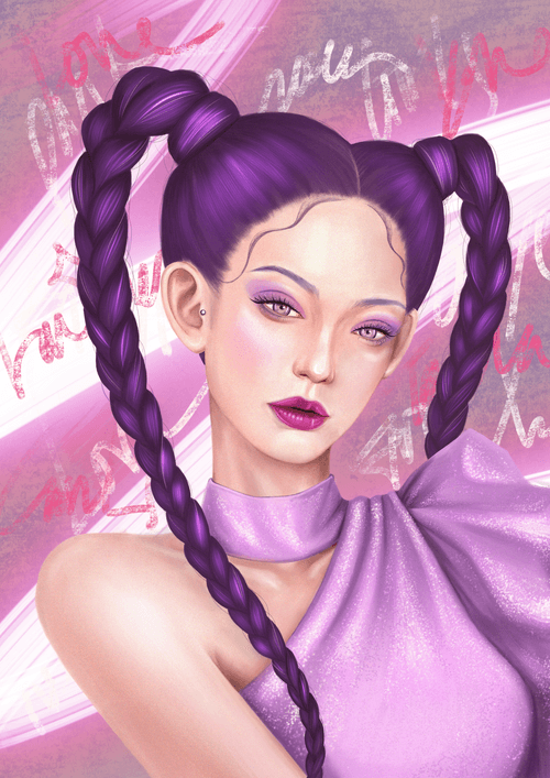 digital painting #2 My girl 