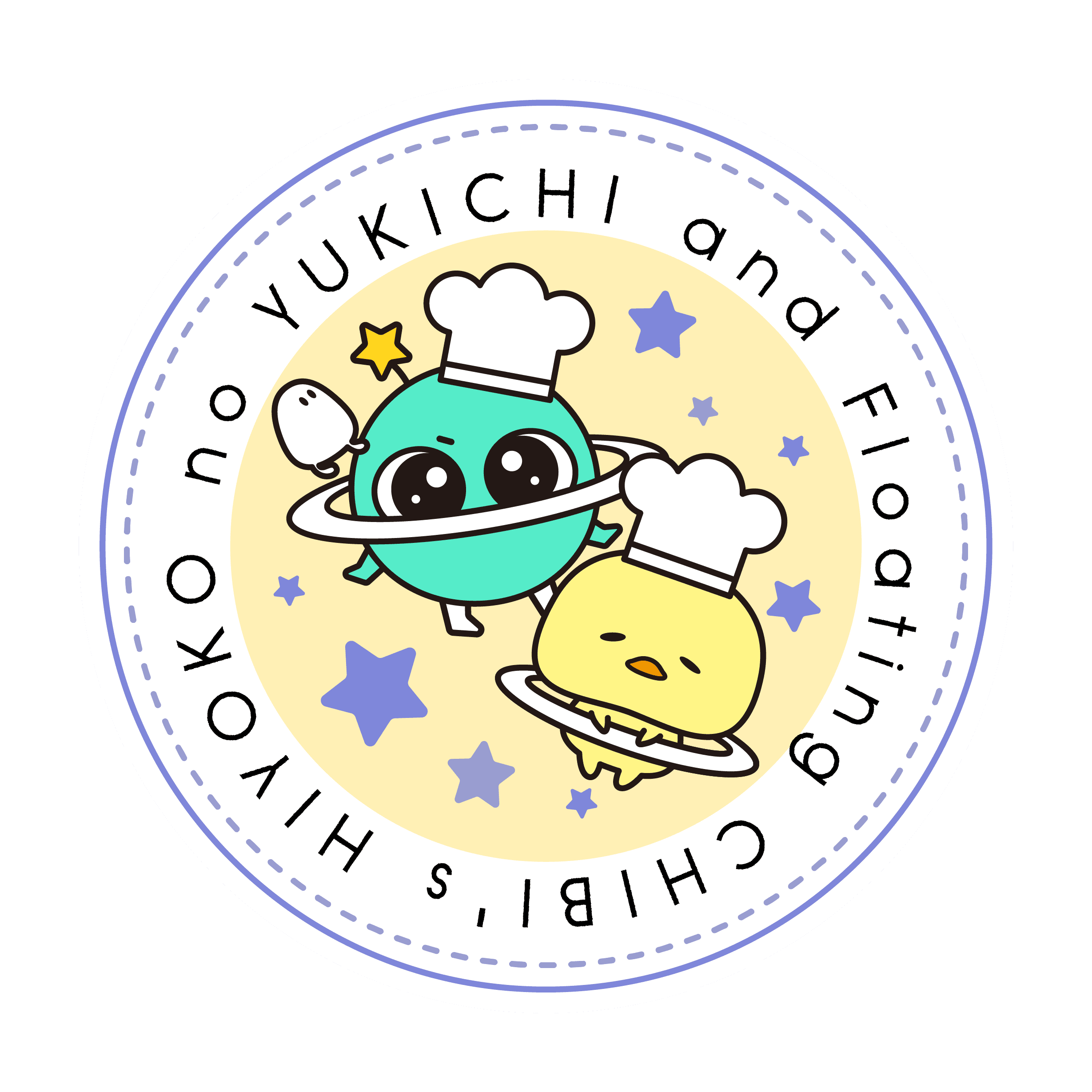 HIYOKO no YUKICHI × Floating Chibi's STICKER