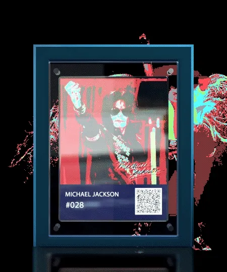 Michael Jackson pixel card #028