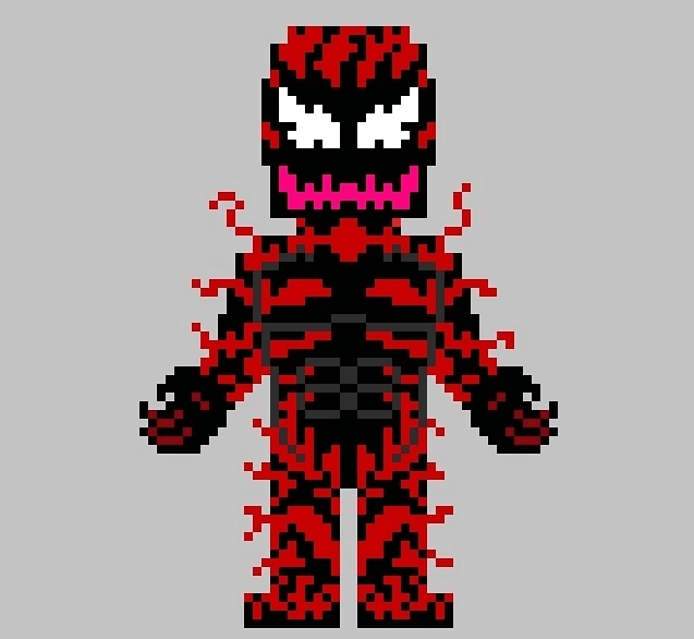 Spider-Man #Carnage #Pixel #8bit - CryptoPixelAvatar | OpenSea