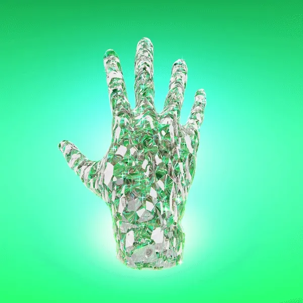 Diamond Hand Turquoise Edition