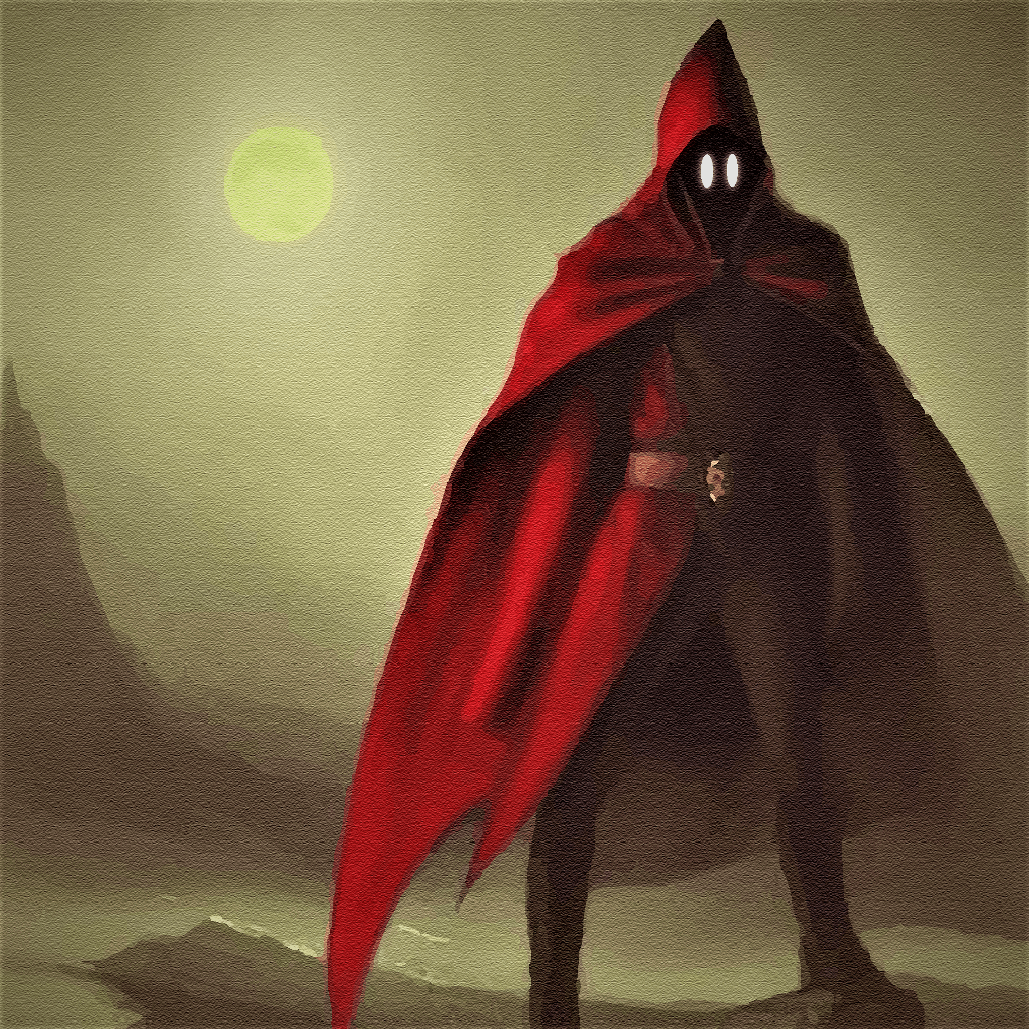 Red Hooded Ghost