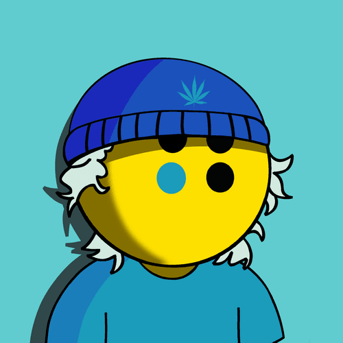 Blue Beanie Mascot #0050